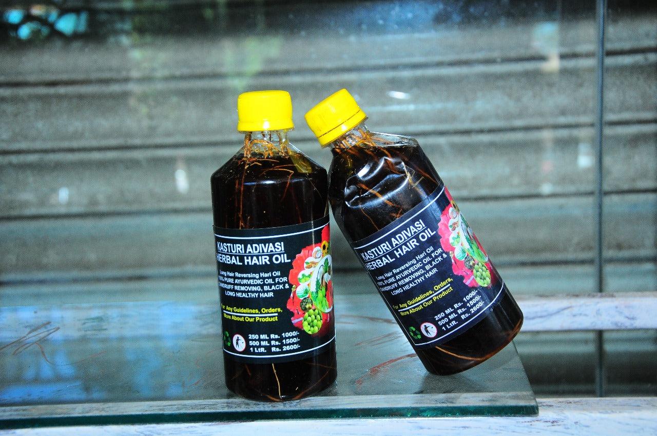 KARNATAKA HAKKI PIKKI NEELAMBARI HERBAL HAIR OIL