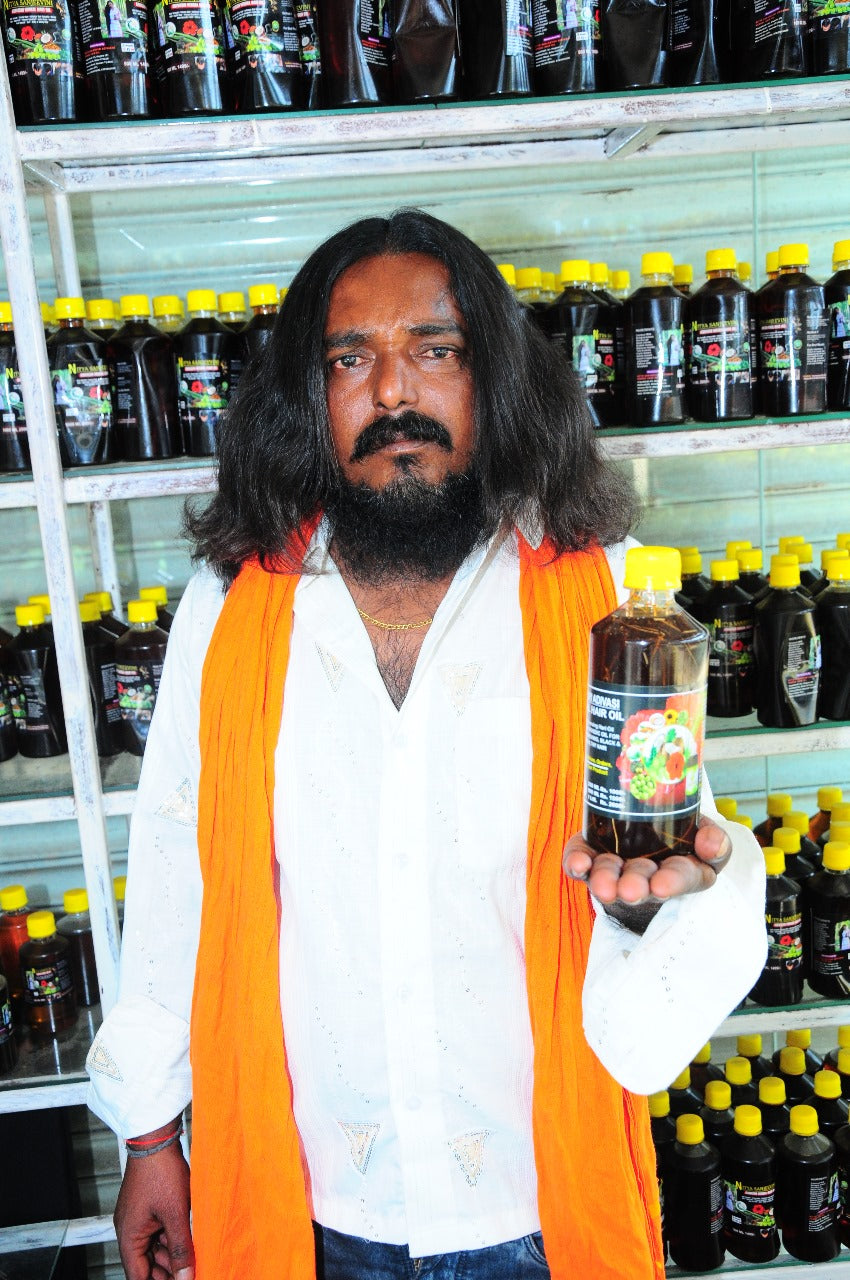 KARNATAKA HAKKI PIKKI NEELAMBARI HERBAL HAIR OIL